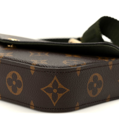Louis Vuitton Monogram Felicie Strap & Go Kaki 9 of 10