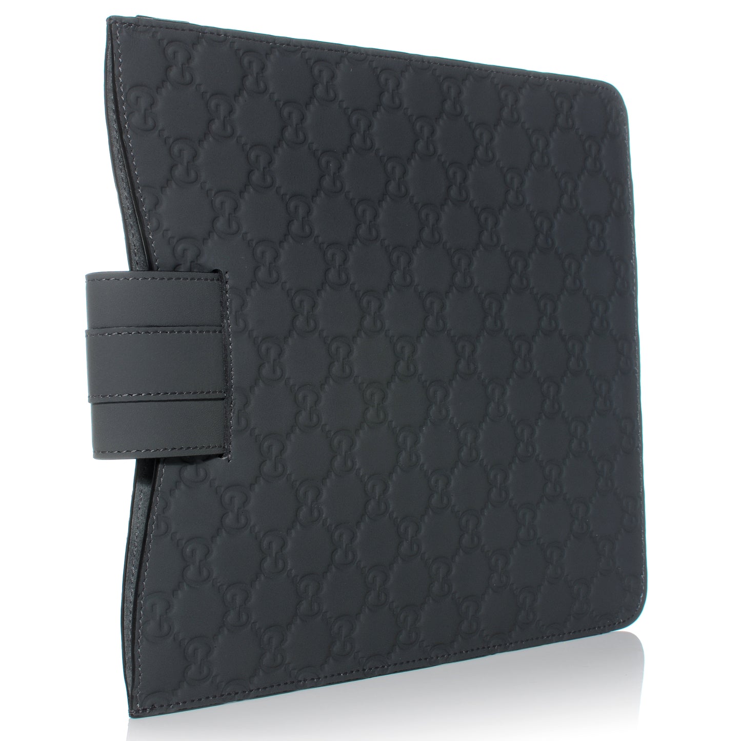 Rubber Guccissima Ipad Case Charcoal
