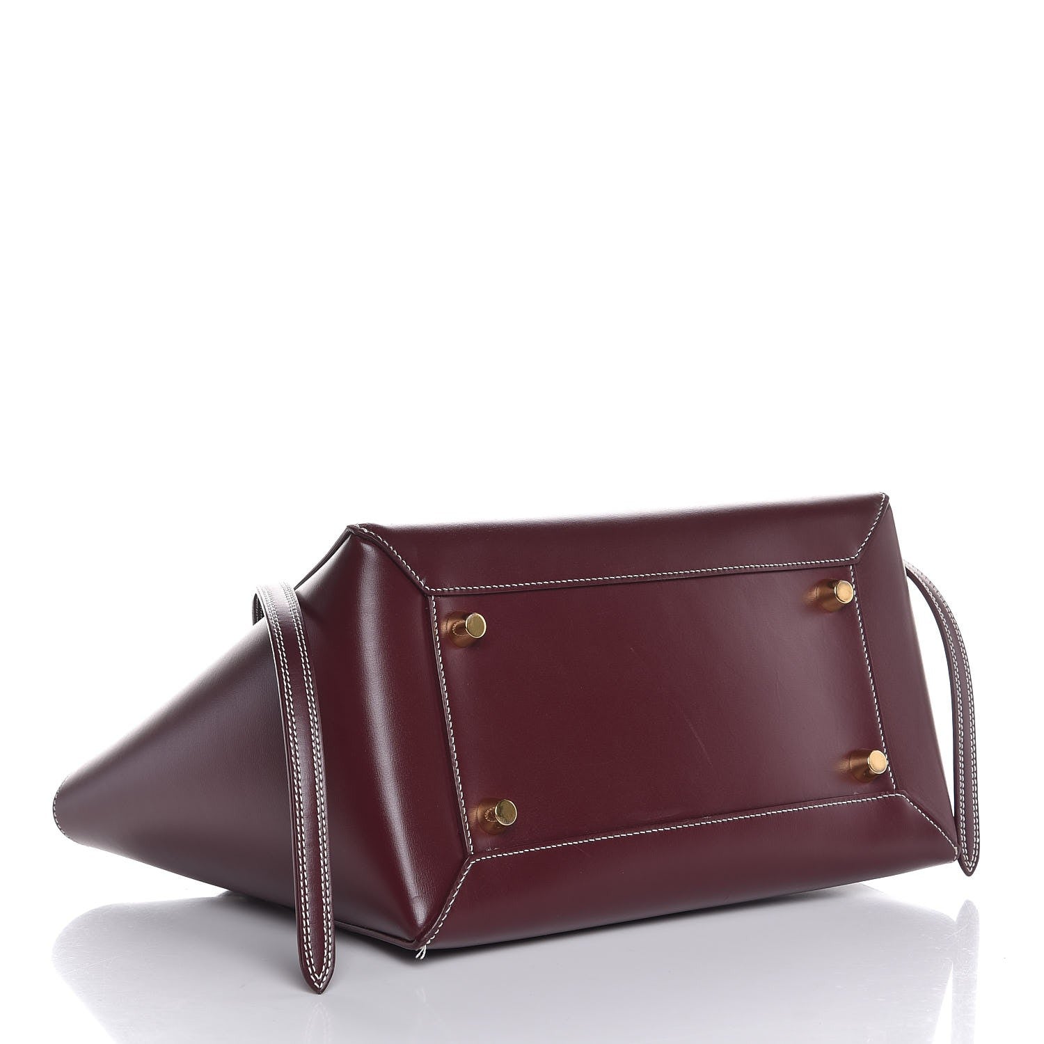 Celine Natural Calfskin Mini Belt Bag Burgundy 5 of 15