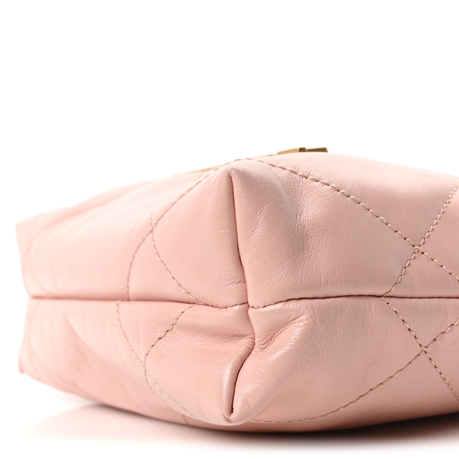 Chanel Shiny Calfskin Quilted Mini Chanel 22 Light Pink 10 of 11