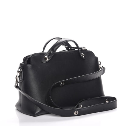 Fendi Vitello Dolce Medium By The Way Boston Bag Black 3 of 8
