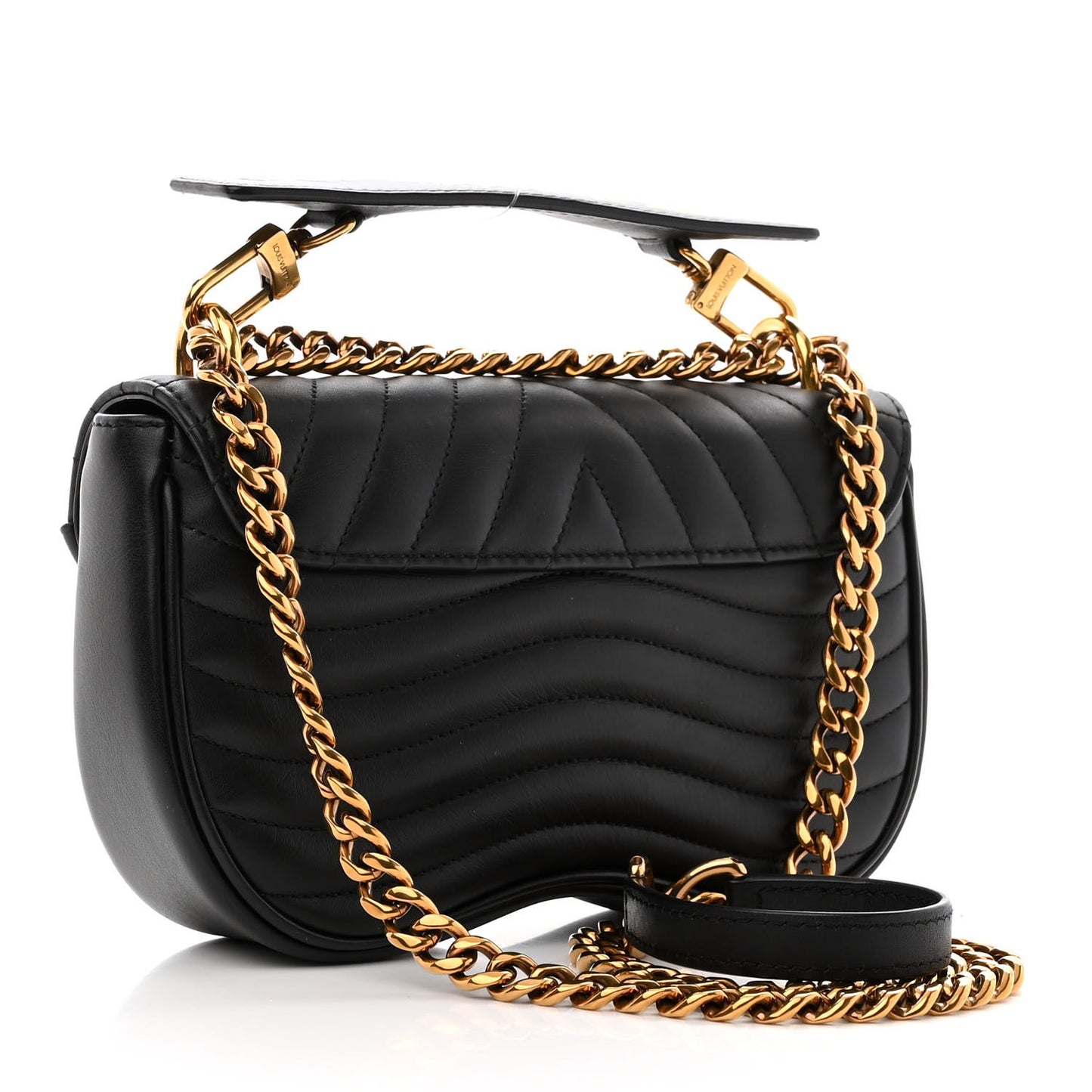Calfskin New Wave Chain MM Black