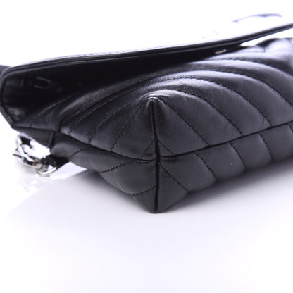 Chanel Calfskin Chevron Waist Belt Bag Black 6 of 14
