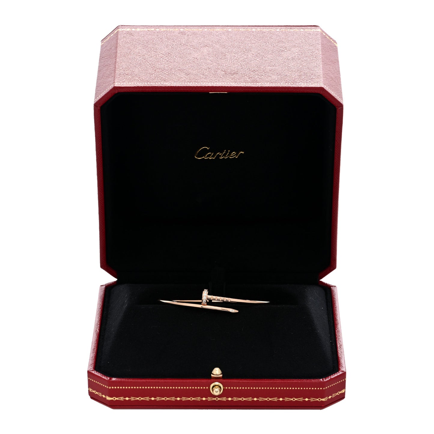 18K Pink Gold Diamond Small Juste Un Clou Bracelet 15