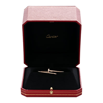 Cartier 18K Pink Gold Diamond Small Juste Un Clou Bracelet 15 4 of 4