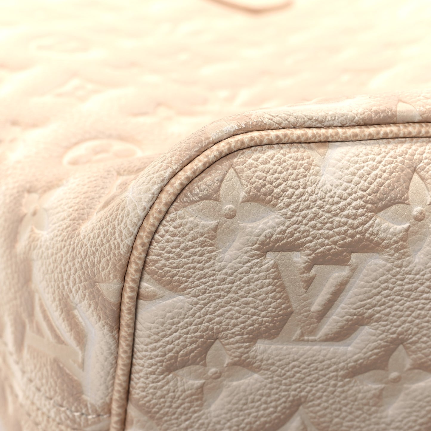 Empreinte Monogram Summer Stardust Neverfull MM Beige Clair