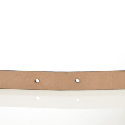 Chanel Patent Leather CC Logo Skinny Belt 90 36 Black 5 of 12