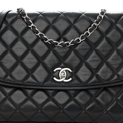 Chanel Lambskin Quilted Large Pagode Piping Flap Black 8 of 12