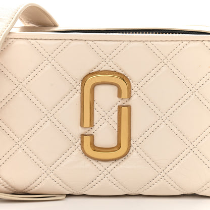 Marc Jacobs Calfskin Quilted The Softshot 21 Bag Ivory 9 of 14