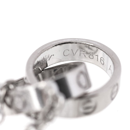 Cartier 18K White Gold Interlocking LOVE Bracelet 6 of 6