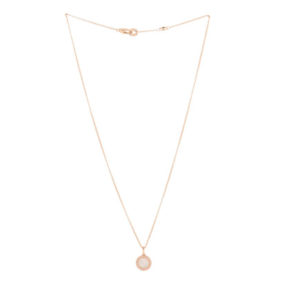 Bulgari 18K Rose Gold Mother of Pearl BVLGARI BVLGARI Pendant Necklace 2 of 3
