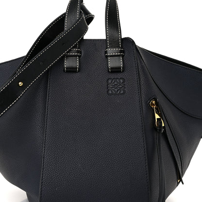 Loewe Calfskin Small Hammock Shoulder Bag Midnight Blue Black 8 of 10