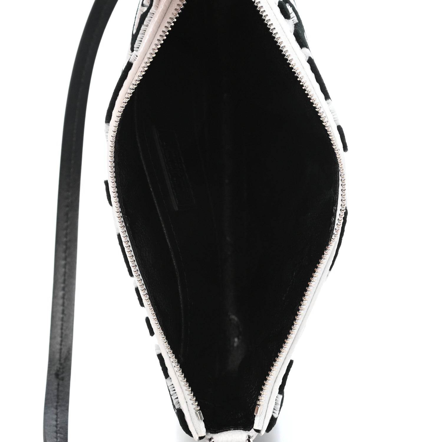 Louis Vuitton X UF Tufted Monogram Pochette Accessories White Black 5 of 8