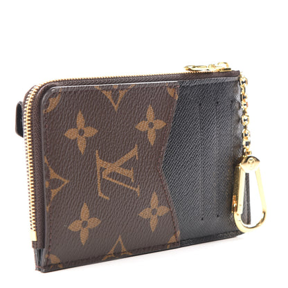 Louis Vuitton Monogram Recto Verso Card Holder Black 2 of 9