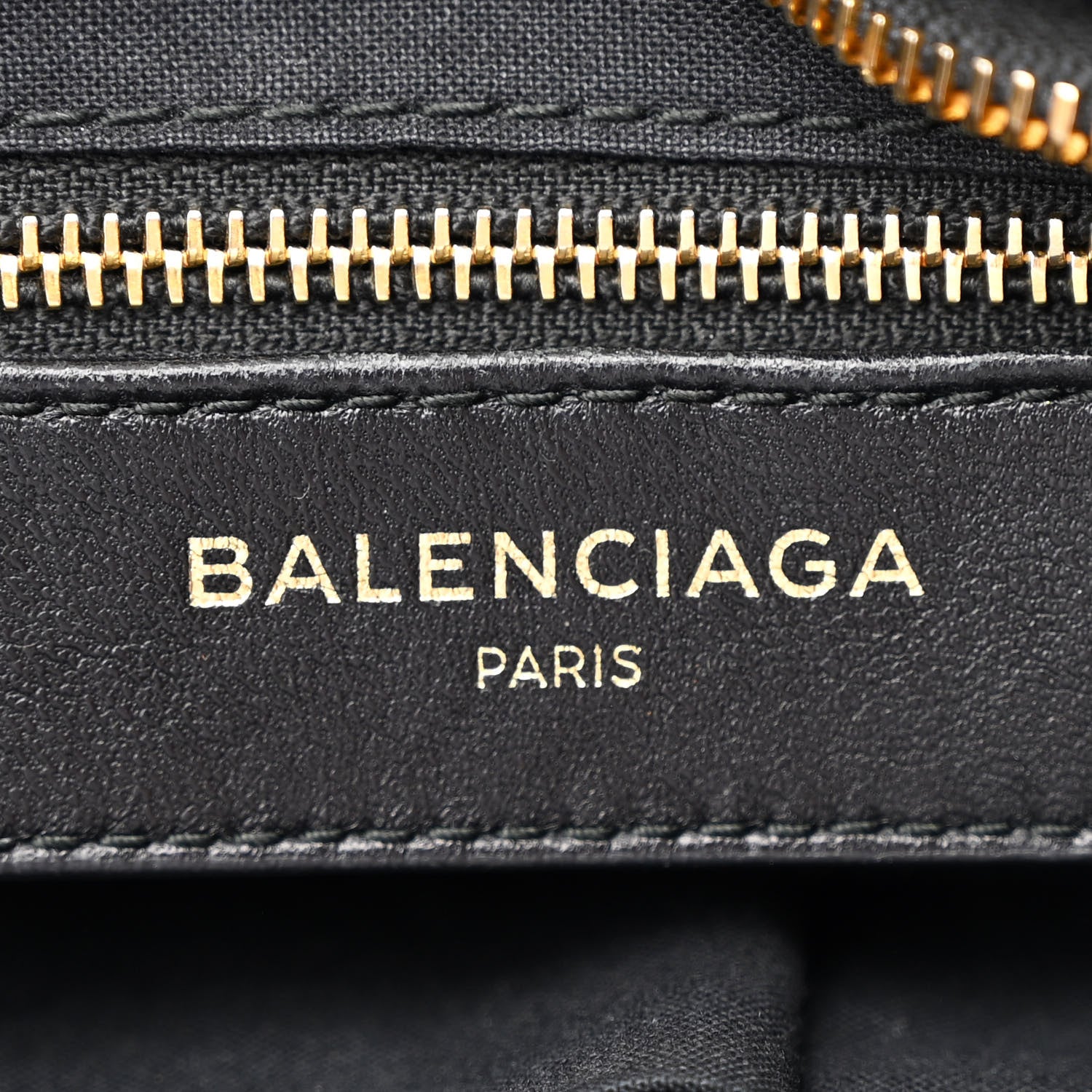 Balenciaga Chevre Gold Metallic Edge Hardware City Black 7 of 11