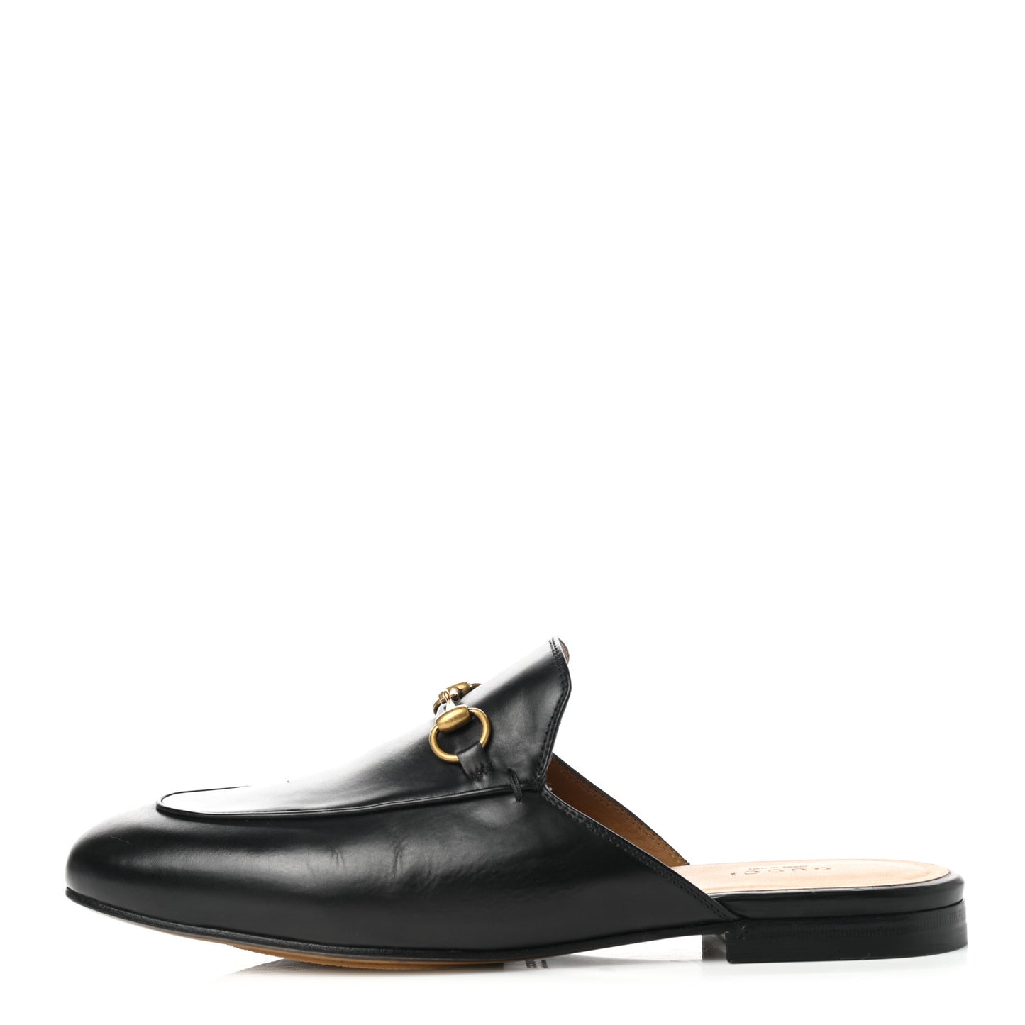 Calfskin Womens Princetown Slippers 40 Black