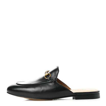 Gucci Calfskin Womens Princetown Slippers 40 Black 1 of 13
