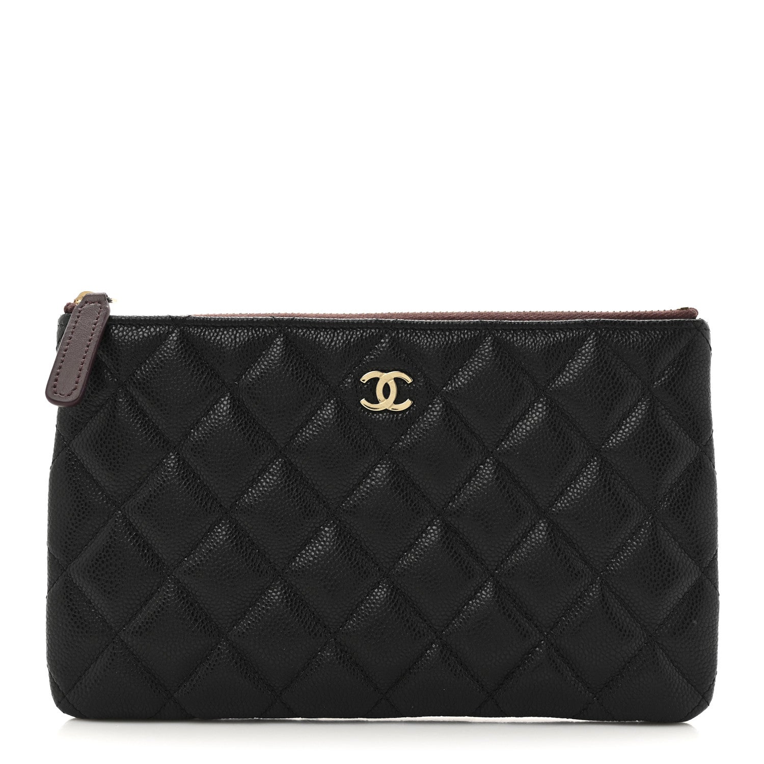 Chanel Caviar Quilted Small Zipped Pouch Black 1 of 7