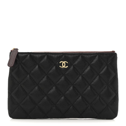Chanel Caviar Quilted Small Zipped Pouch Black 1 of 7