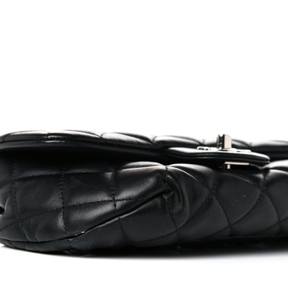 Chanel Calfskin Quilted CC Uniform Flap Belt Bag Black 9 of 15
