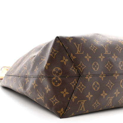 Louis Vuitton Monogram Flower Hobo Beige 10 of 14