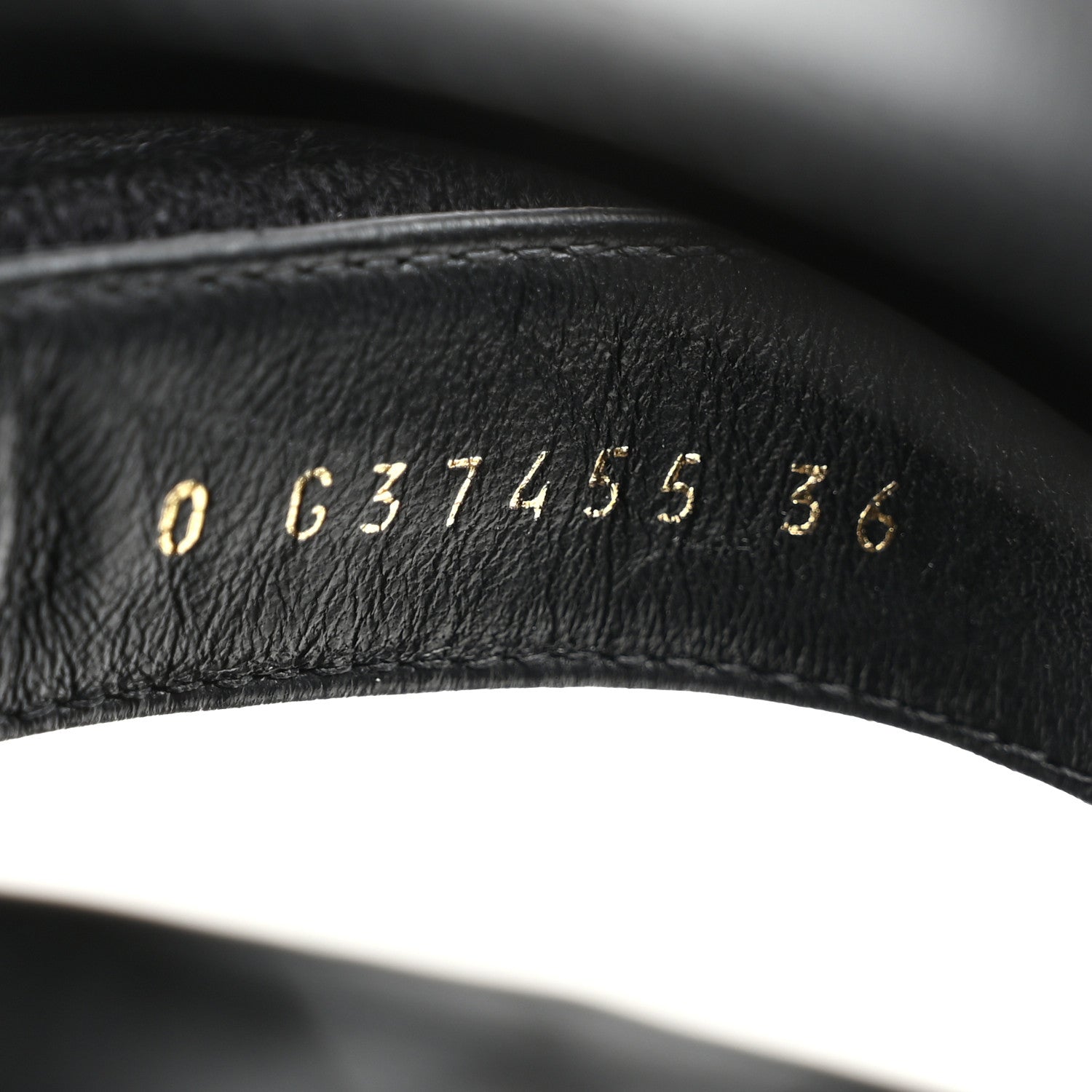 Chanel Shiny Calfskin Logo Platform Sandals 36 Black 7 of 9