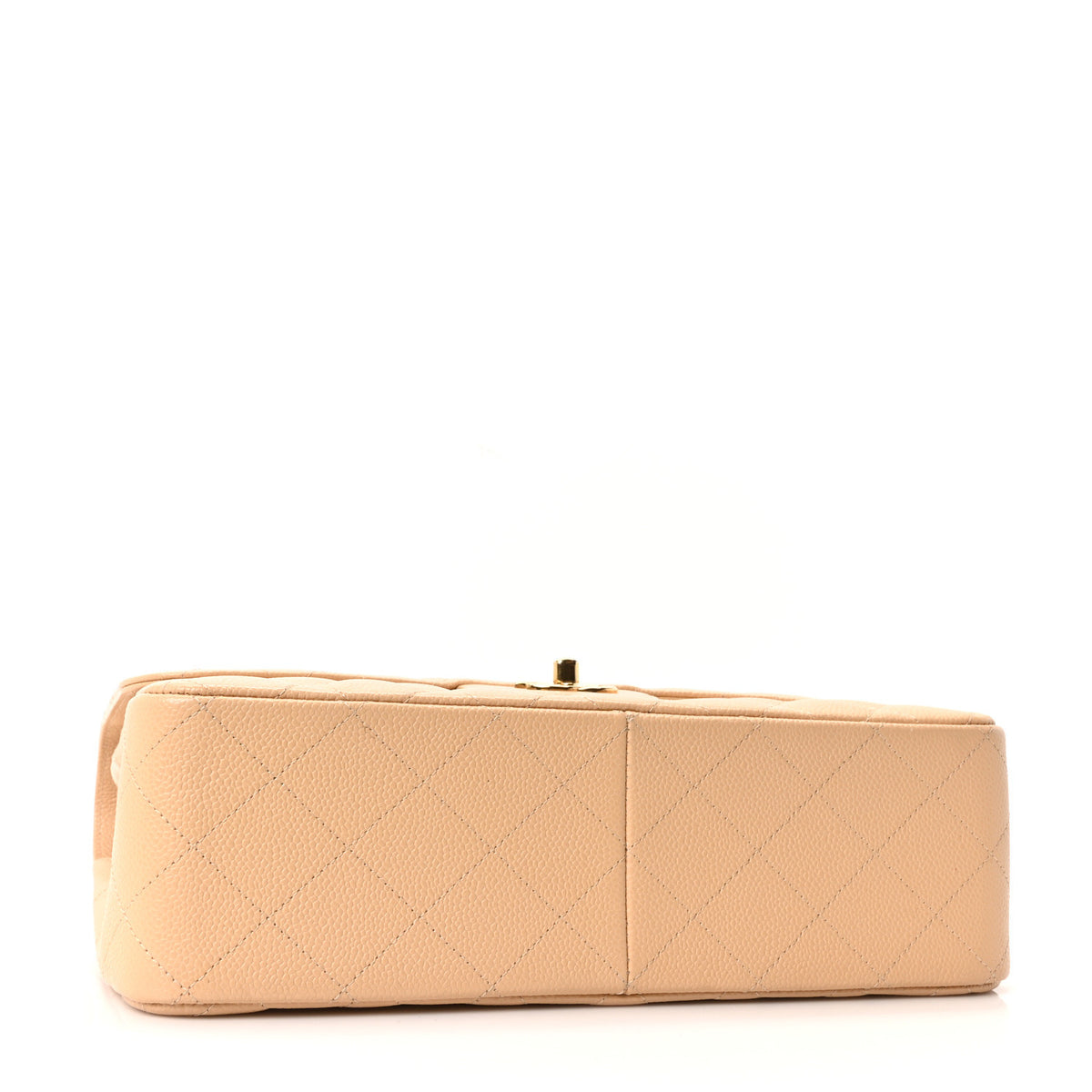 Chanel Caviar Quilted Jumbo Double Flap Beige 4 of 10