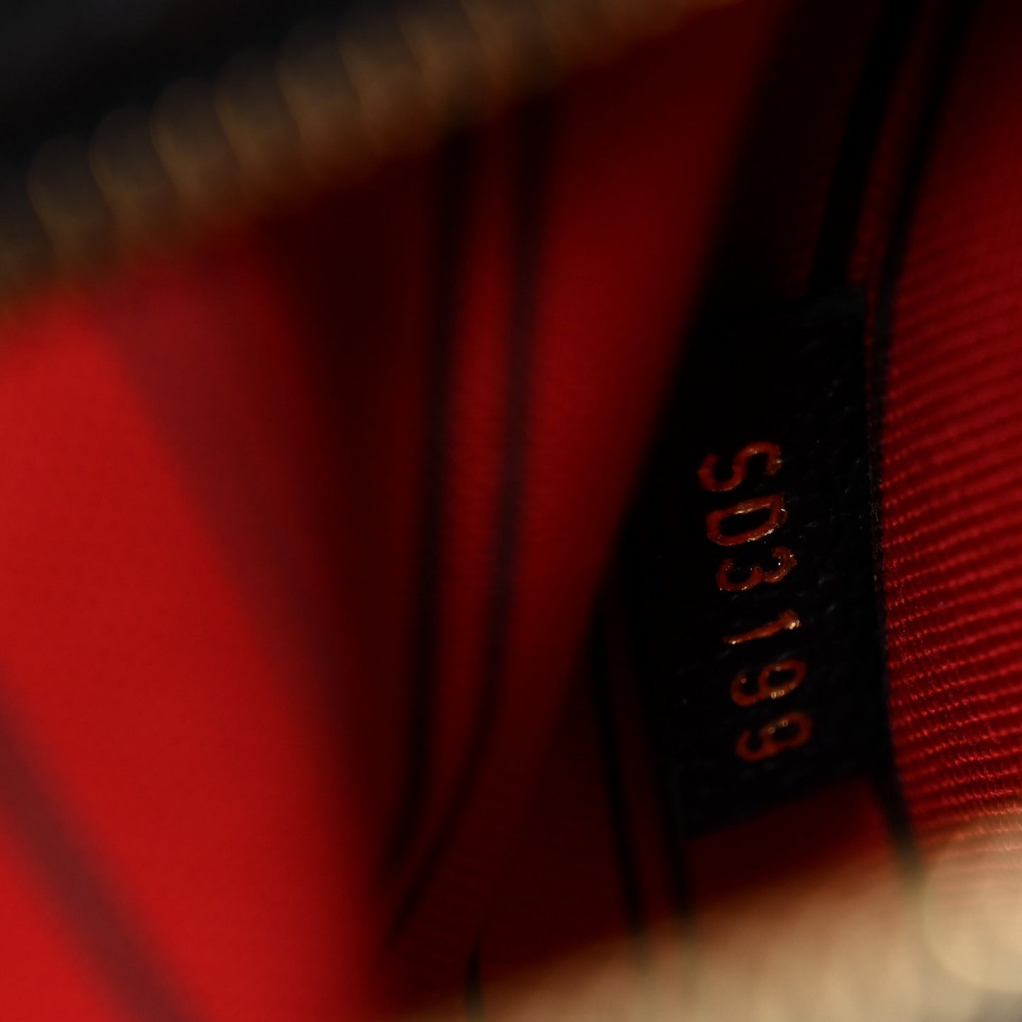 Empreinte Pochette Metis Marine Rouge