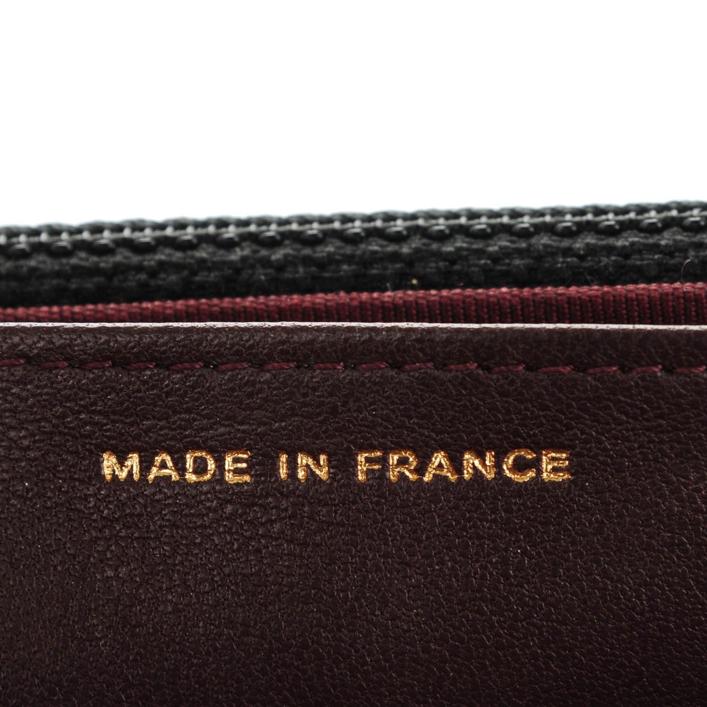 Lambskin Quilted Wallet On Chain WOC Black