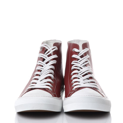 Louis Vuitton Calfskin Tattoo Sneakers Boot 10 Red 2 of 12