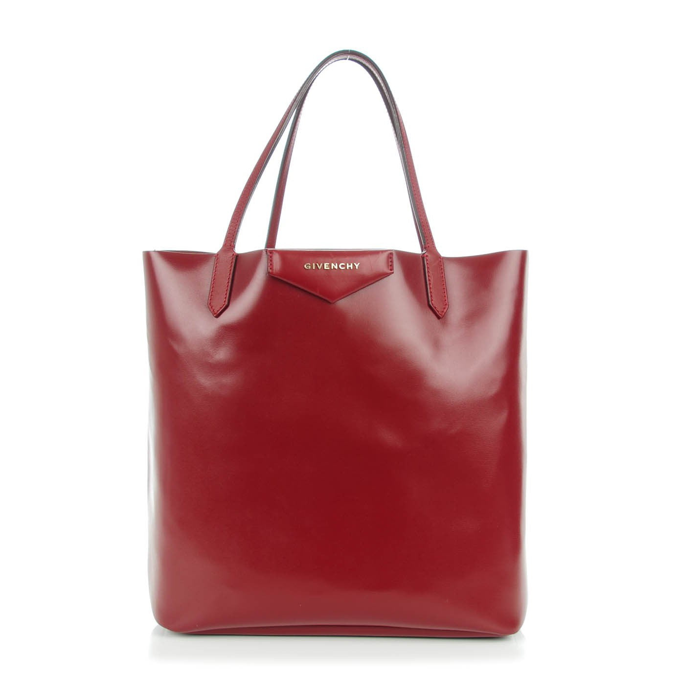Calfskin Medium Antigona Tote Bordeaux