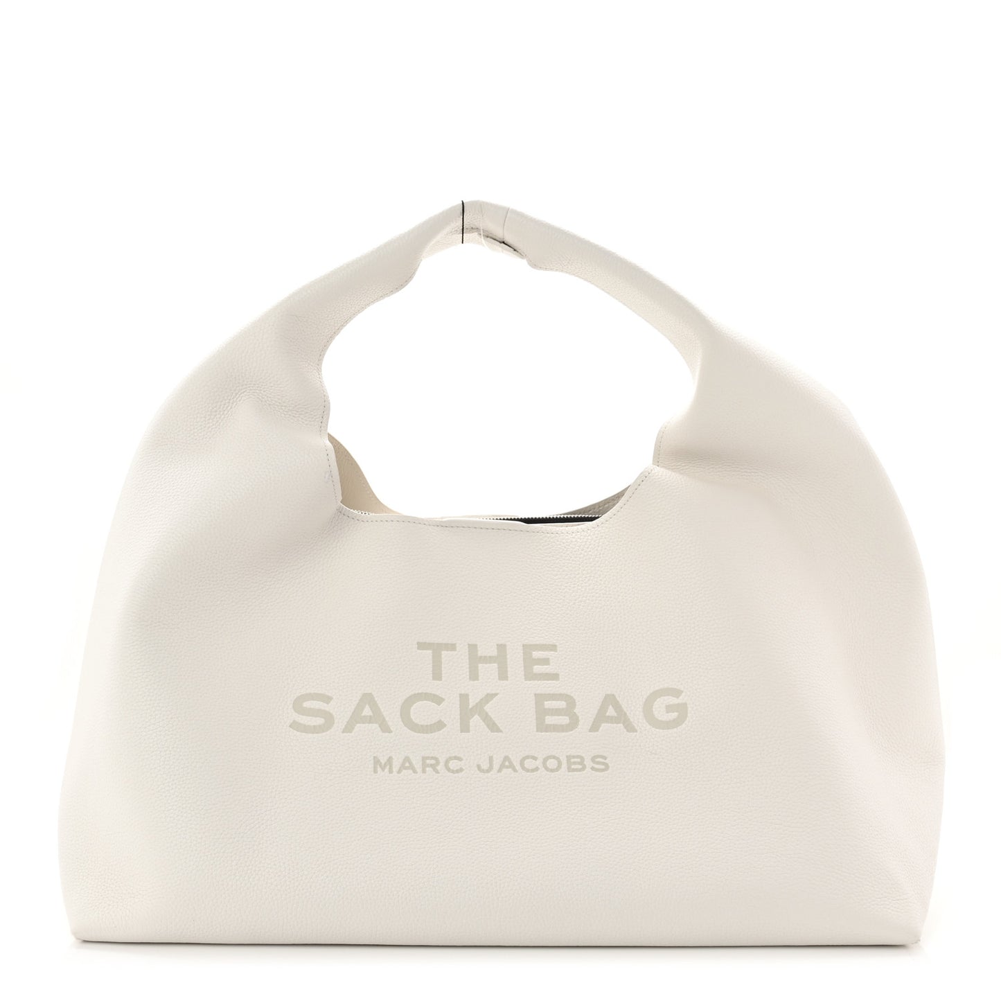 Grained Calfskin XL The Sack Bag White