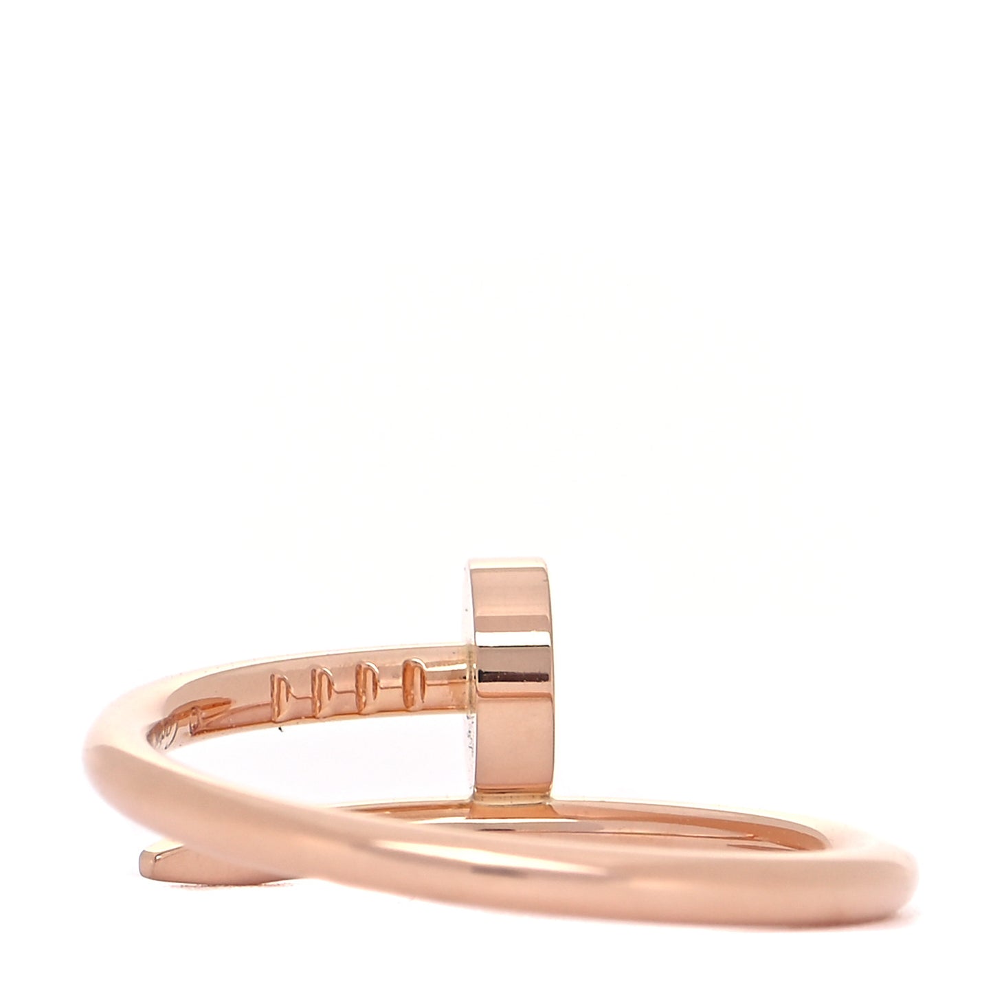 18K Pink Gold Small Juste Un Clou Ring 51 5.75