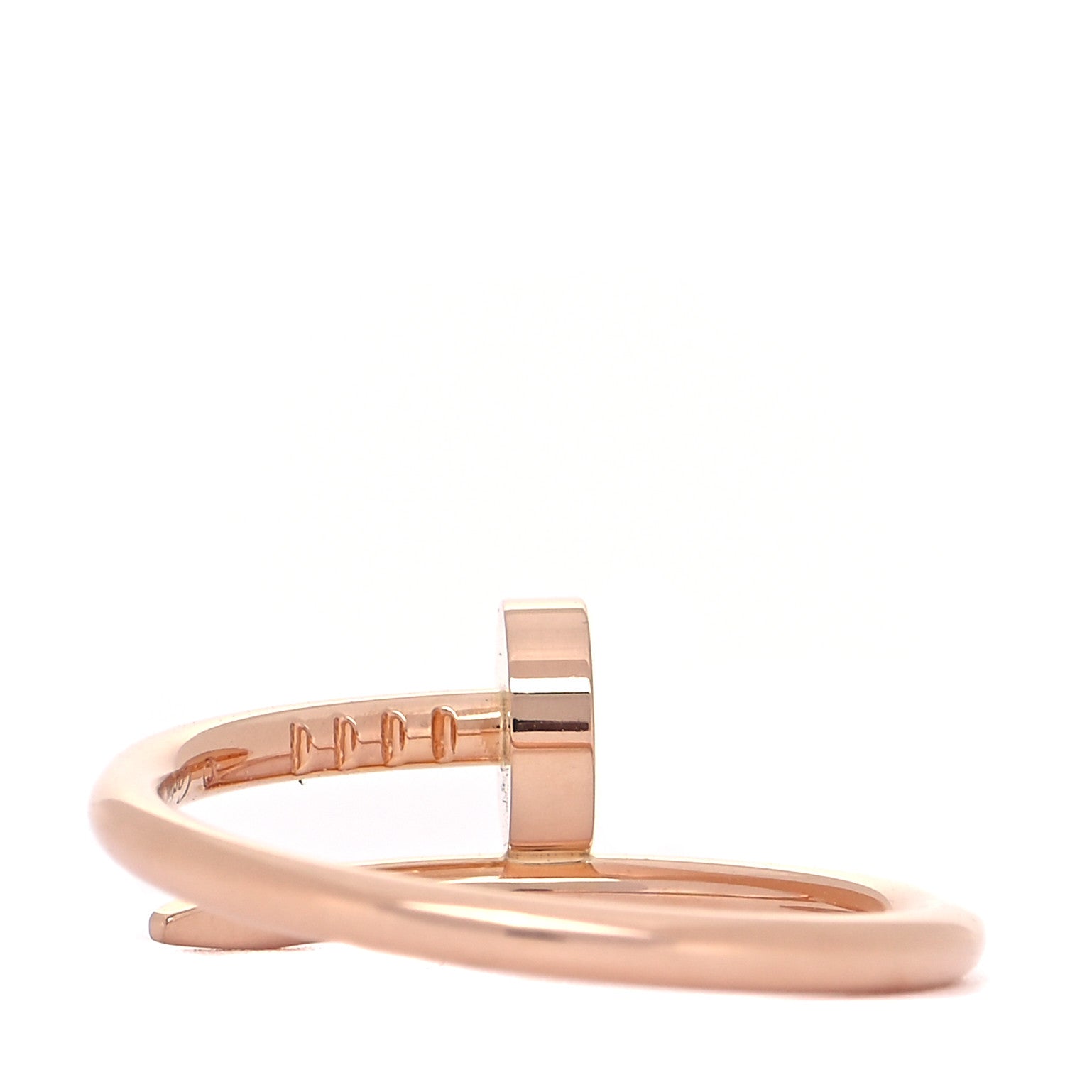 Cartier 18K Pink Gold Small Juste Un Clou Ring 51 5.75 3 of 5