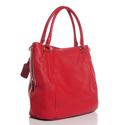Prada Vitello Daino Tote Fuoco 3 of 11