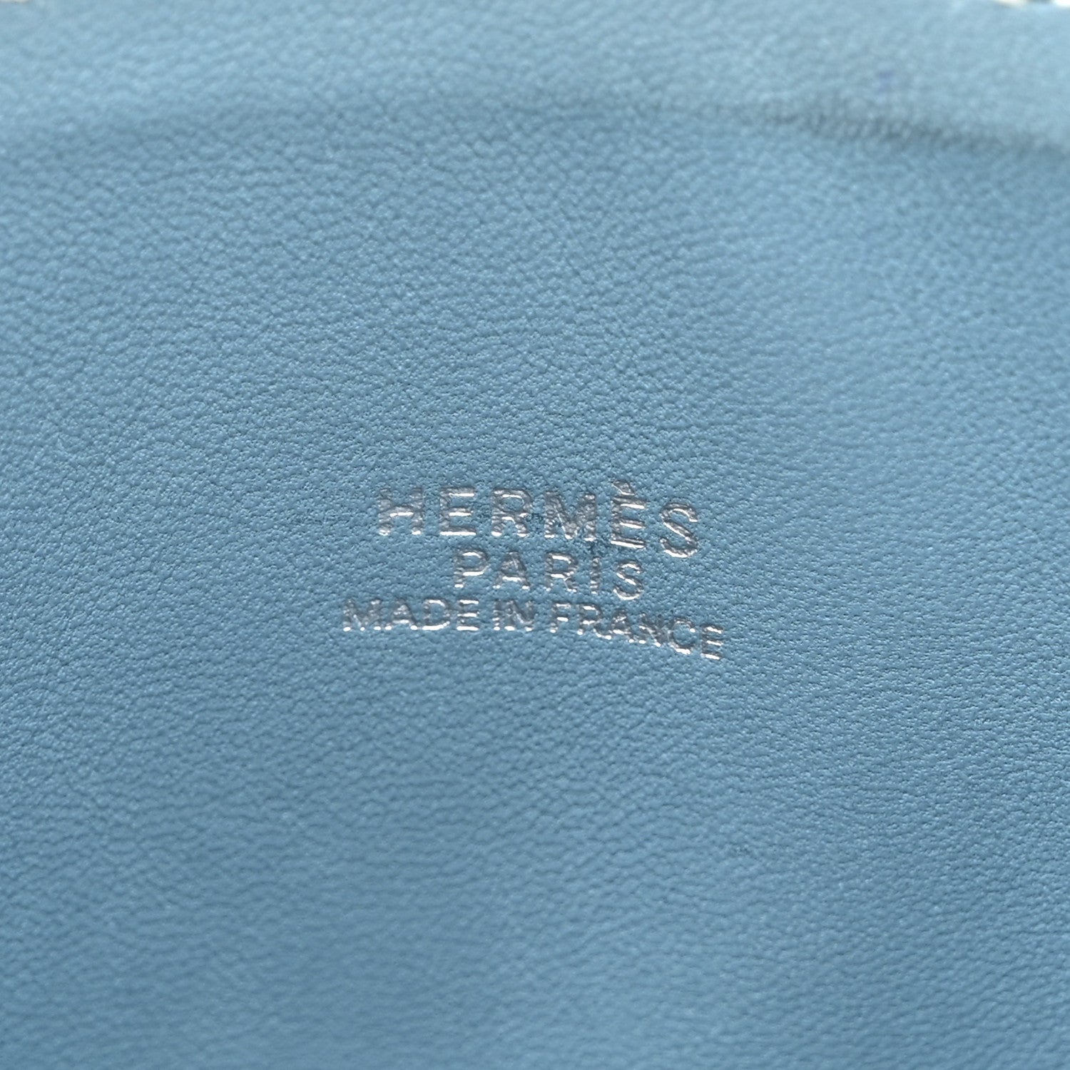 Hermes Taurillon Clemence Bolide 31 Blue Jean 6 of 17
