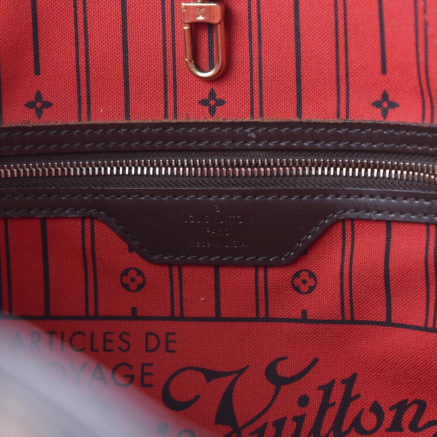 Louis Vuitton Damier Ebene Neverfull MM 8 of 10