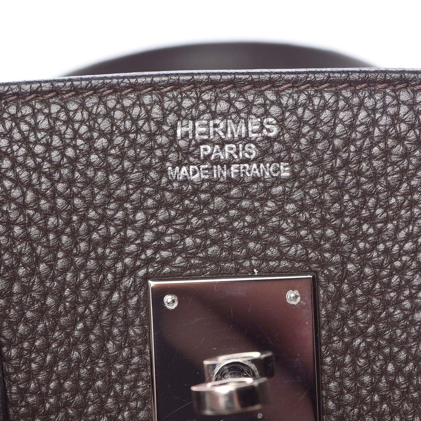 Taurillon Clemence Birkin 35 Chocolate