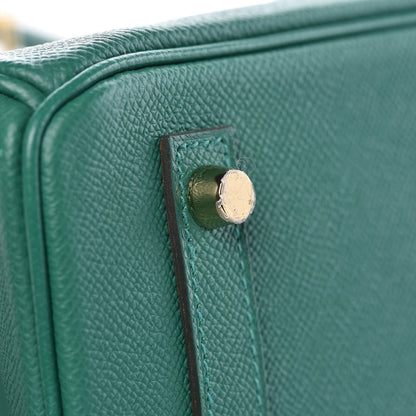 Hermes Epsom Birkin 30 Vert Vertigo 8 of 37