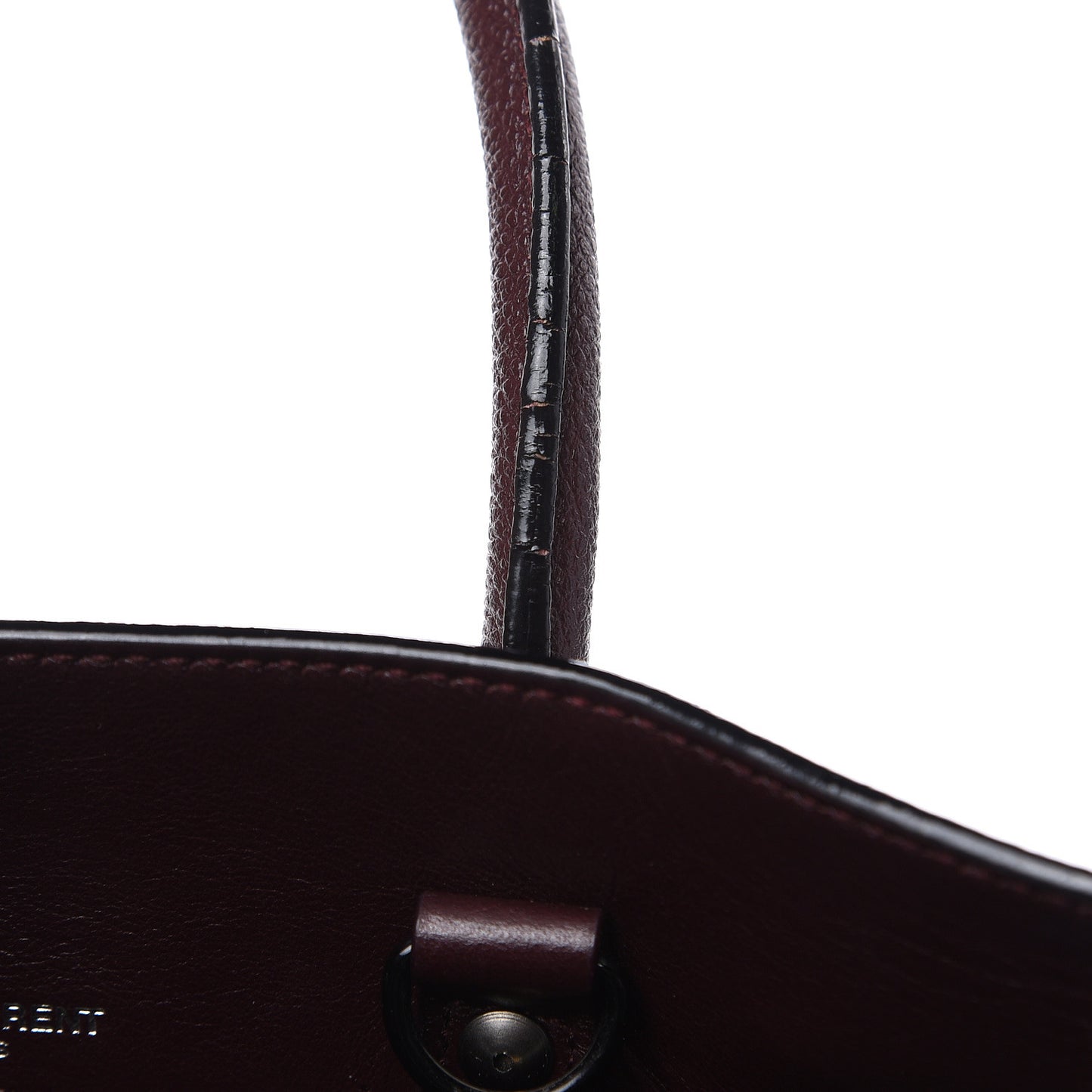 Grained Calfskin Baby Sac De Jour Amaranto