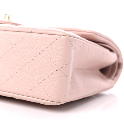 Chanel Caviar Quilted Small Double Flap Light Pink 9 of 9