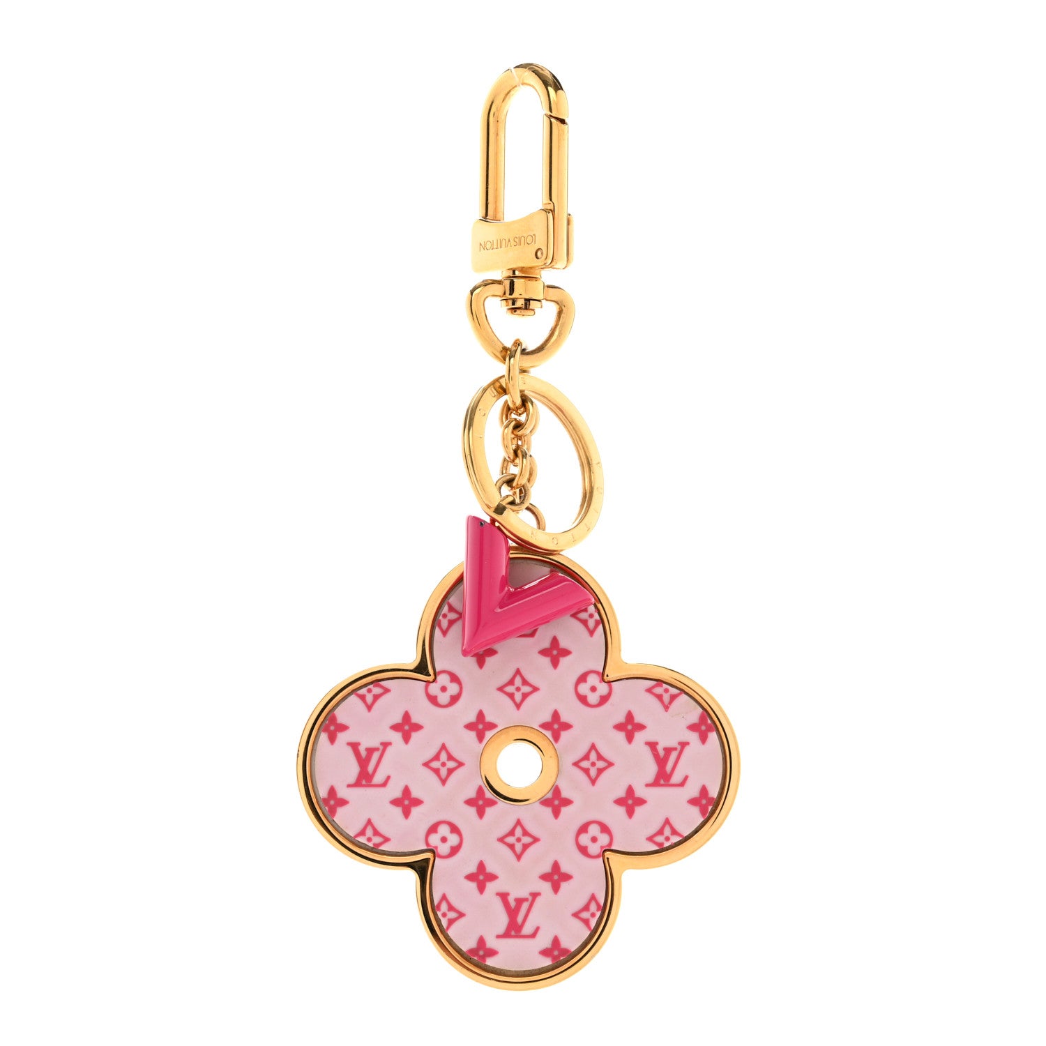 Louis Vuitton Monogram All Over Bag Charm Key Holder 1 of 4