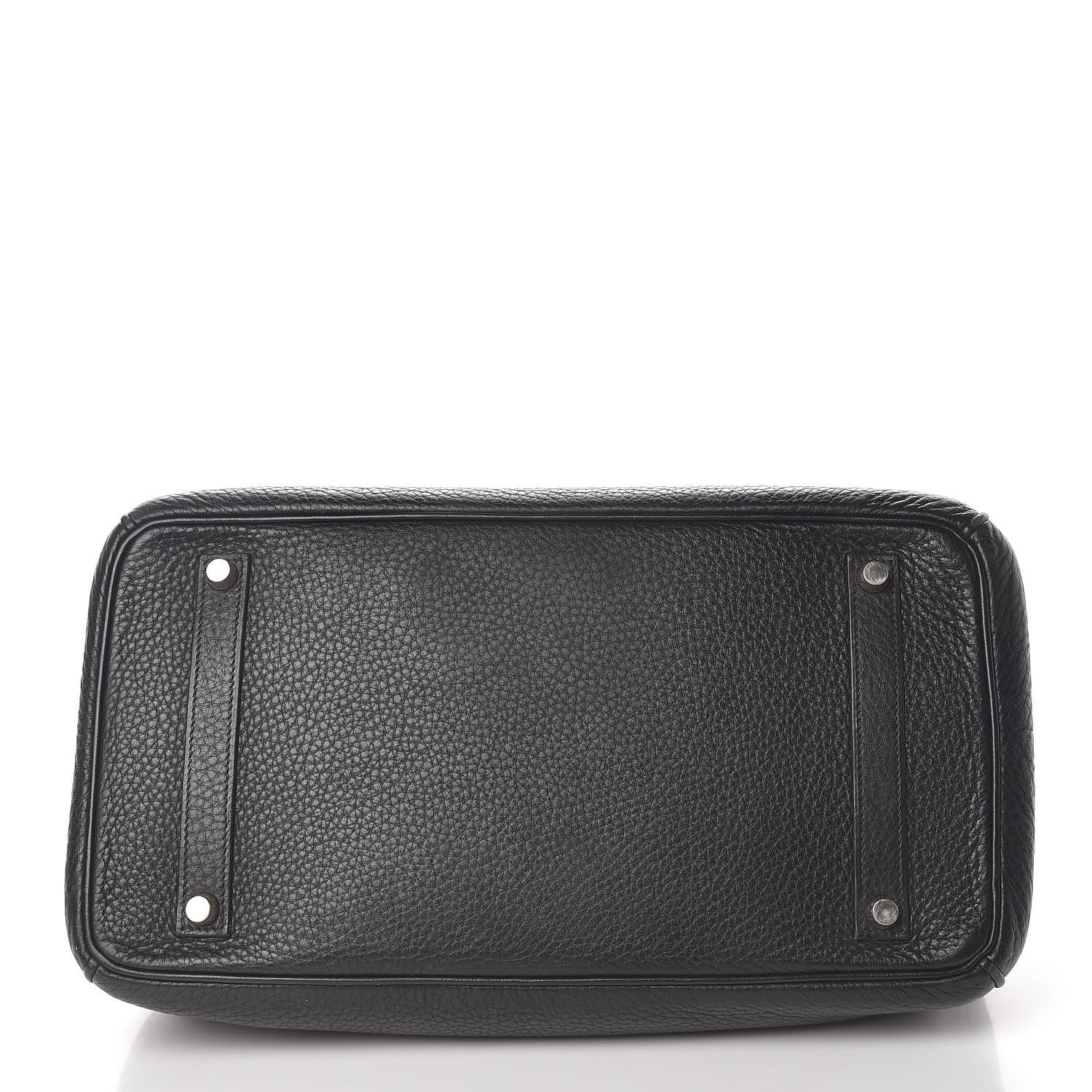 Hermes Taurillon Clemence Birkin 35 Black 6 of 40