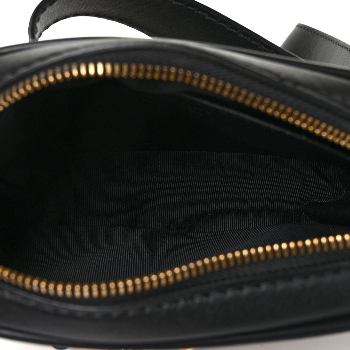 1983 Knight Check Smooth Calfskin Link Bum Bag Black
