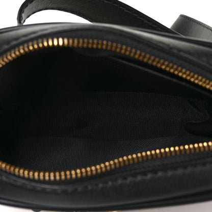 Burberry 1983 Knight Check Smooth Calfskin Link Bum Bag Black 5 of 8