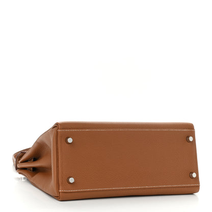 Hermes Togo Kelly Retourne 28 Gold 4 of 11