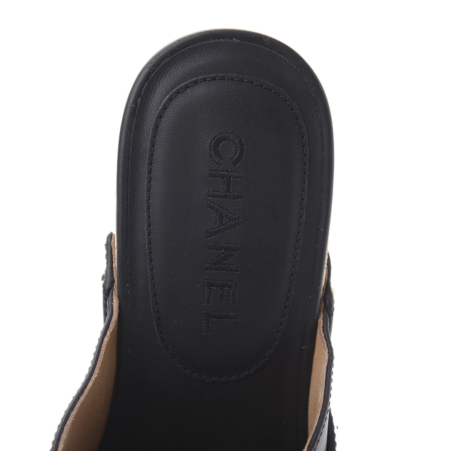 Calfskin CC Turn Lock Clogs 39 Black
