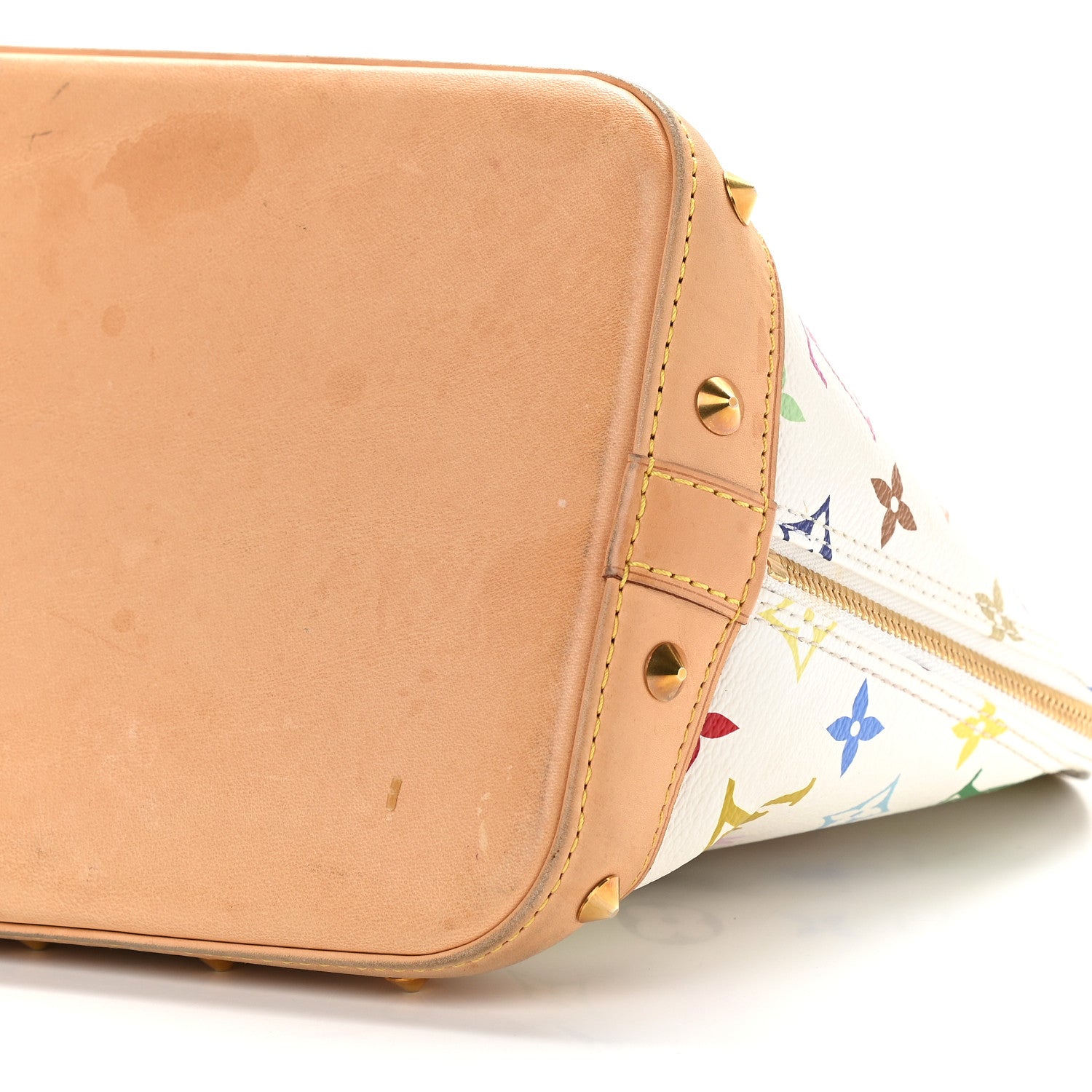 Louis Vuitton Monogram Multicolor Alma White 8 of 10