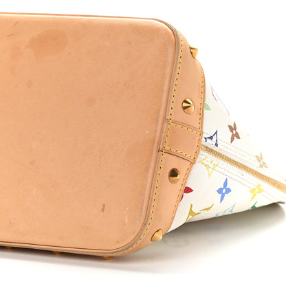 Louis Vuitton Monogram Multicolor Alma White 8 of 10