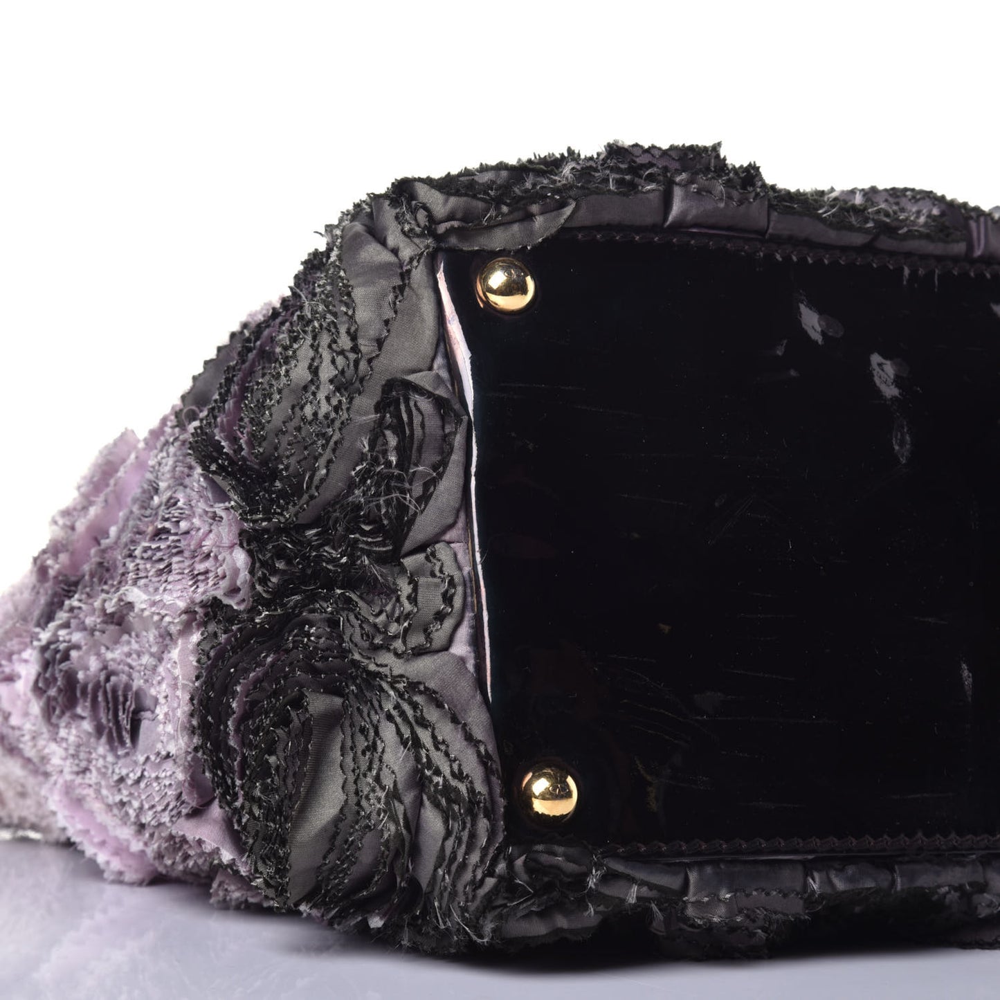 Silk Georgette Rosier Tote Purple